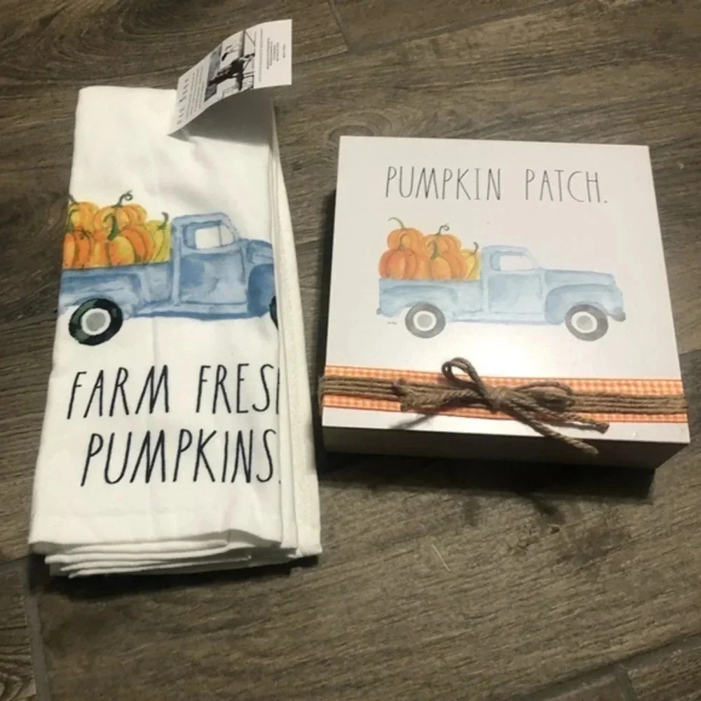 Rae Dunn FARM FRESH PUMPKINS set